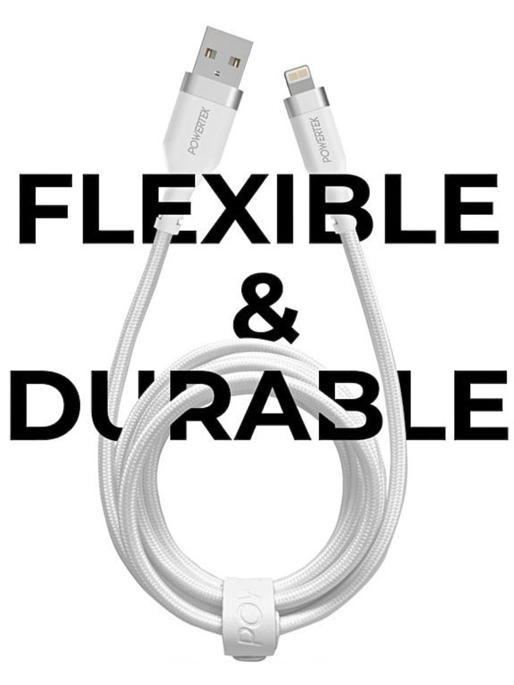 Liquipel Powertek 6ft Fast Lightning Charger Cable MFi-Certified - iPhone & iPad